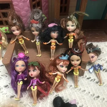 Originalus baras galvos dovana girl kolekcijos žaislas su plaukų baby Mini Baby mielas 5cm pakeitimo lėlė su daug stilių
