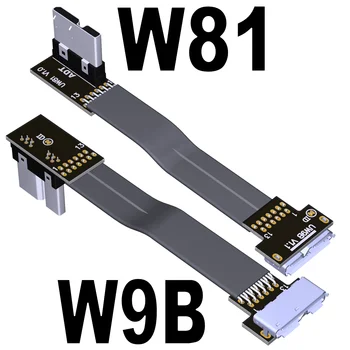 FPV 90 Laipsnių Kampu Aukštyn Žemyn FPC USB 3.0 Micro-B Male, Kad Moterų Lanksčios Juostelės Kabelis Butas Micro USB 3.0 aerofotografija Laido