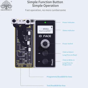 QIANLI Kopijuoti Maitinimo Baterijos Duomenų Korektorius Flex Kabelis iPhone, 11 11PRO 12PRO MAX Išspręsti Baterija Šifravimo Pašalinti Klaidos Įspėjimo