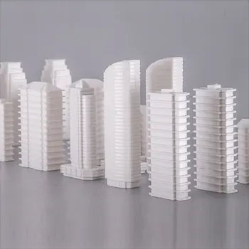 ABS Pastato Modelio Architektūra, Statybos realios Kraštovaizdžio Medžiagų Miesto Scenos Išdėstymas Diorama Žaislai Masto 1:500-1000