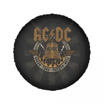 Hells Bells AC DC atsarginis Ratas Padangų Padengti Atveju už Džipą 