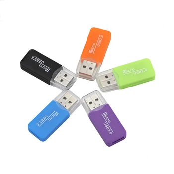 Atminties Kortelių Skaitytuvas USB 2.0 Sąsaja Micro SD TF 