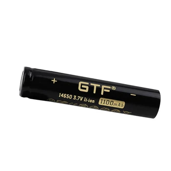 GTF 14650 Baterija 1100mah, 3,7 V 14650 Įkraunama Ličio Baterijos, Fotoaparato Blykstė LED Žibintuvėlis, elektrinių Įrankių Li-ion Baterija