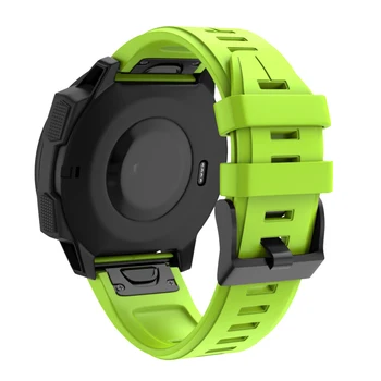 26 22 20mm Watchband Garmin Fenix 6X 6 Pro 5 5XPlus 3HR Silikono Juosta Fenix6 Fenix5 Žiūrėti Greito Atleidimo Easyfit Riešo Dirželis