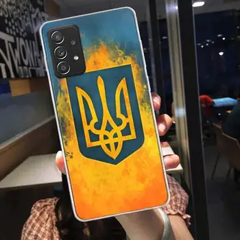 Ukrainos Vėliava, Telefono dėklas, Skirtas Samsung S22 Plius S21 Ultra S20 FE S10 Lite Galaxy S8 S9 S7 Krašto F62 F52 Dangtis