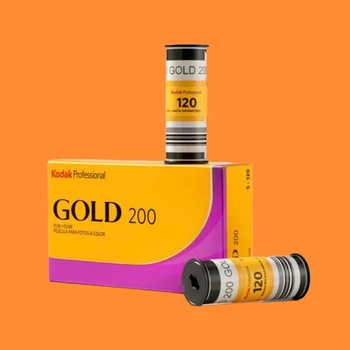 5Rolls Kodak Professional Gold 200 IOS 200 120mm Spalva Neigiamas Filmas (Galiojimo Data: 2024)