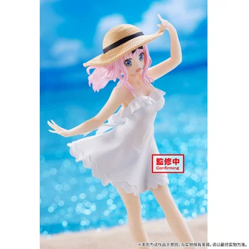 BANPRESTO Kyunties Originalus:Fujiwara Chika Pajūrio mergaitė 18cm PVC Veiksmų Skaičius, Anime Paveikslas Modelis, Žaislų Kolekcijos Lėlės Dovana